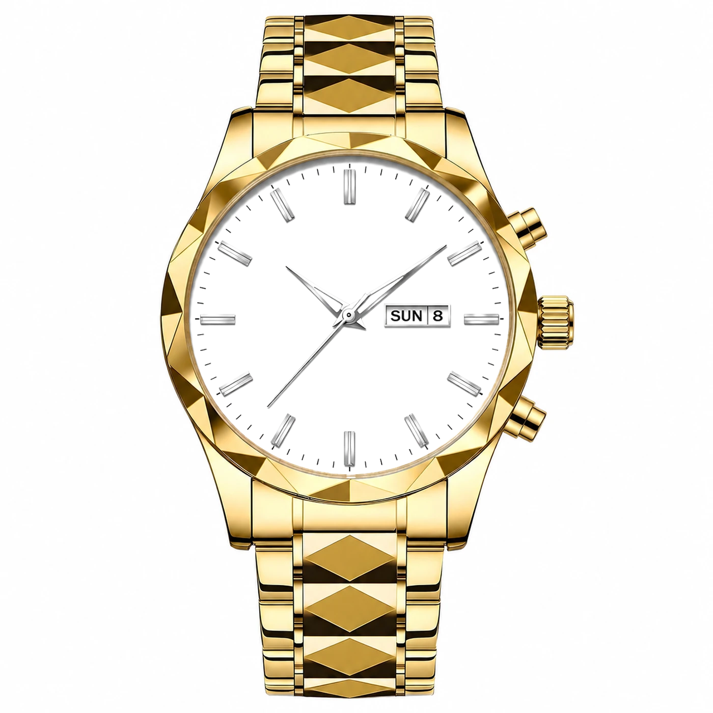 Full Gold watch, blank dial